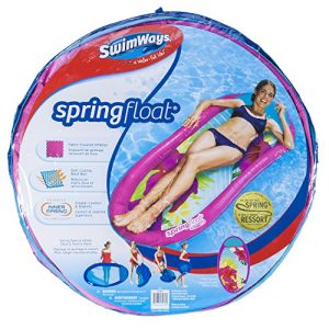 Swimways Original Spring Float Pool Lounger, Hibiscus Flower