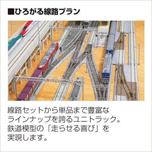 Kato USA Model Train Products V15 UNITRACK Japanese Packaging Version Double Track Set for Station