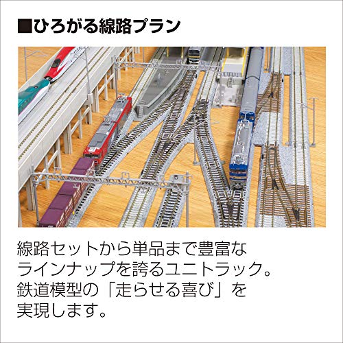 Kato USA Model Train Products V15 UNITRACK Japanese Packaging Version Double Track Set for Station