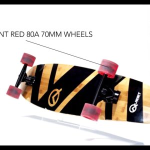 Quest QT-NSC44C The Super Cruiser The Original Artisan Bamboo and Maple 44" Longboard Skateboard