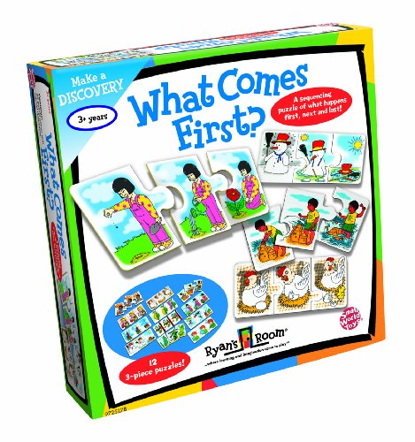 Small World Toys Ryan's Room Educational - What Comes First Sequencing Game