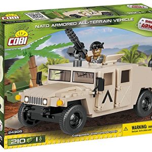 COBI Small Army NATO Armored All-Terrain Vehicle Building Kit, Desert