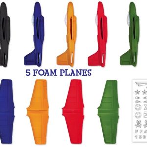 Creativity for Kids Stunt Squadron Craft Kit - Create 5 Foam Planes