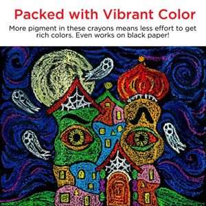 Faber-Castell Beeswax Crayons in Durable Storage Case, 12 Vibrant Colors