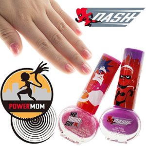 TownleyGirl The Incredibles Sparkly Cosmetic Set with Lip Gloss, Nail Polish and Nail Stickers and Storage Tin, 6 CT