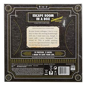 Escape Room in a Box: The Werewolf Experiment, Board Game for Adults and Kids 13+