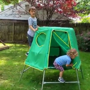 TP Toys Explorer 2 Platform & Tent Climbing Set Jungle Gym