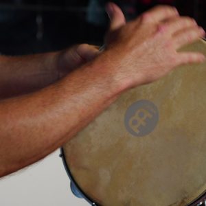 Meinl Percussion 12" Pandeiro with Traditional Wood Frame and Chrome Plated Steel Jingles - NOT MADE IN CHINA - Tunable Goat Skin Head, 2-YEAR WARRANTY, Brown (PA12CN-M)