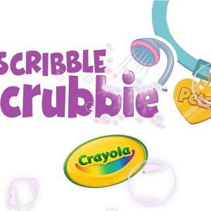 Crayola Scribble Scrubbie Pets Scrub Tub Animal Toy Set, Gift Age 3+