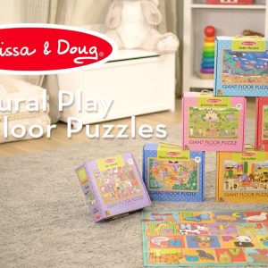 Melissa & Doug Natural Play Giant Floor Puzzle: Under The Sea (35 Pieces, Great Gift for Girls and Boys - Best for 3, 4, 5, 6, and 7 Year Olds)