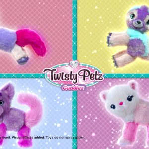 Twisty Petz Cuddlez Snowpuff Unicorn Transforming Collectible Plush for Kids Aged 4 & Up